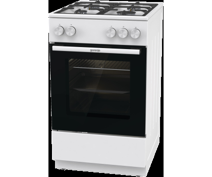 Kuchenka gazowa GORENJE GG5A10WFFM Czyszczenie Parowe, Żeliwne Ruszty, 50cm